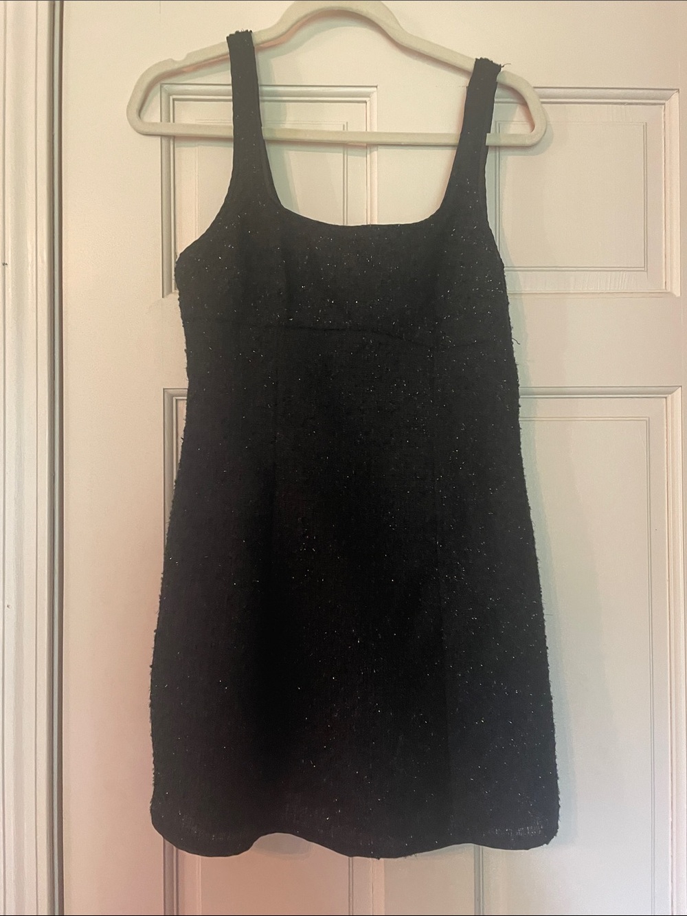 H & M Divided—Black Sleeveless Sparkle Mini Dress—Size Small